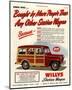 Willys Station Wagon Since1946-null-Mounted Art Print
