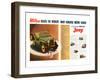 Willys- World's Most Versatile-null-Framed Art Print