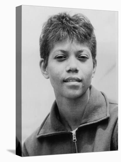 Wilma Rudolph Won Three Gold Medals in Track and Field at Rome Olympics in 1960-null-Stretched Canvas