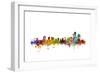 Wilmington Delaware Skyline-Michael Tompsett-Framed Premium Giclee Print