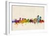 Wilmington Delaware Skyline-Michael Tompsett-Framed Art Print