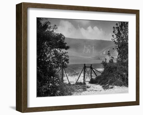 Wilmington Long Man-Fred Musto-Framed Photographic Print