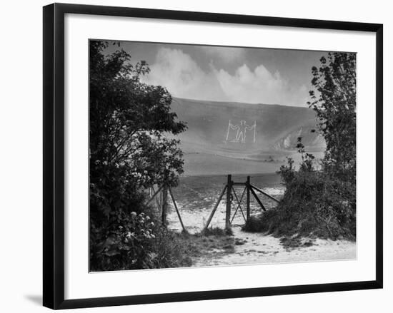 Wilmington Long Man-Fred Musto-Framed Photographic Print