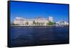 Wilmington, NC skyline-null-Framed Stretched Canvas