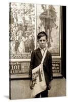 Wilmington Newsboy, Lewis Hine, 1910-Science Source-Stretched Canvas