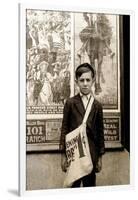 Wilmington Newsboy, Lewis Hine, 1910-Science Source-Framed Giclee Print