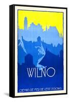 Wilno (Vilnius)-Stefan Norblin-Framed Stretched Canvas