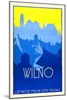 Wilno (Vilnius)-Stefan Norblin-Mounted Art Print