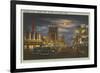 Wilshire Boulevard at Night-null-Framed Art Print