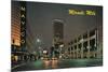 Wilshire Boulevard, Miracle Mile-null-Mounted Art Print