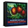 Wilshire's Oak Glen Apple Crate Label - Yucaipa, CA-Lantern Press-Framed Stretched Canvas