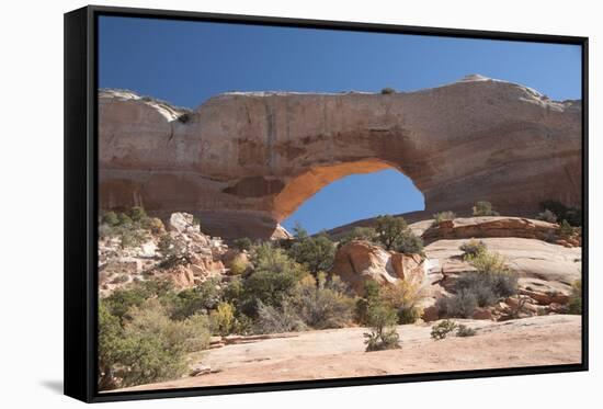 Wilson Arch, Near Moab, Utah, United States of America, North America-Richard Maschmeyer-Framed Stretched Canvas