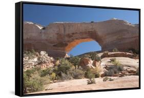 Wilson Arch, Near Moab, Utah, United States of America, North America-Richard Maschmeyer-Framed Stretched Canvas