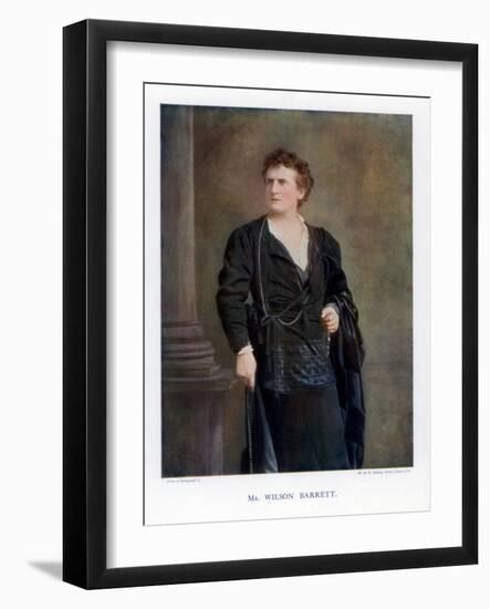 Wilson Barrett, English Actor, Manager, and Playwright, 1901-W&d Downey-Framed Giclee Print