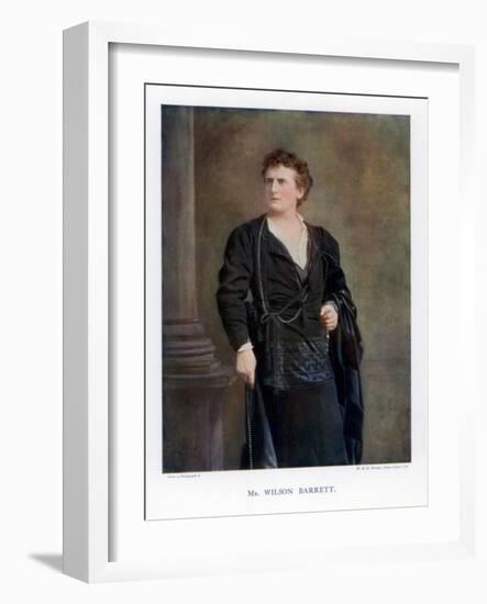 Wilson Barrett, English Actor, Manager, and Playwright, 1901-W&d Downey-Framed Giclee Print