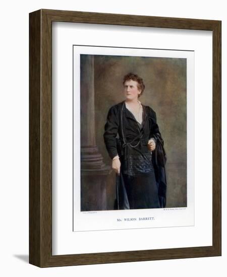 Wilson Barrett, English Actor, Manager, and Playwright, 1901-W&d Downey-Framed Giclee Print