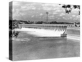Wilson Dam in Alabama-null-Stretched Canvas