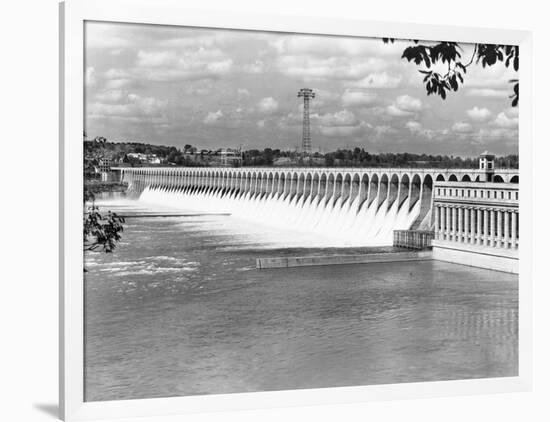 Wilson Dam in Alabama-null-Framed Photographic Print