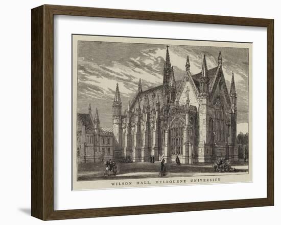 Wilson Hall, Melbourne University-null-Framed Giclee Print