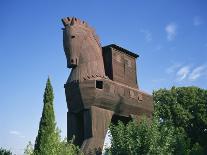 Exterior of the Replica Trojan Horse, Troy, Anatolia, Turkey Minor-Wilson Ken-Framed Photographic Print