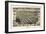 Wilson, North Carolina - Panoramic Map-Lantern Press-Framed Art Print