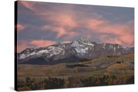 Wilson Peak at Dawn in the Fall-James Hager-Stretched Canvas