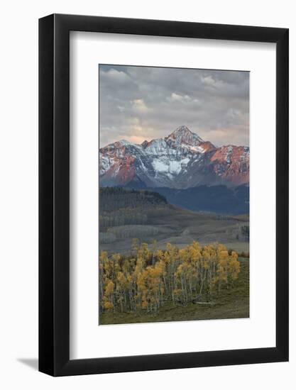 Wilson Peak at Dawn in the Fall-James Hager-Framed Photographic Print