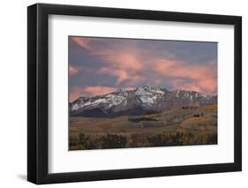 Wilson Peak at Dawn in the Fall-James Hager-Framed Photographic Print