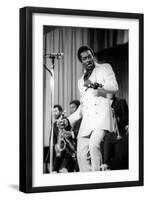 Wilson Pickett Dances on the Stage-Sergio del Grande-Framed Giclee Print