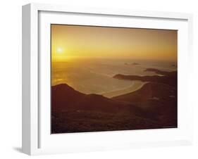 Wilson's Promontory, Sunset from Mount Oberon, Victoria, Australia-Dominic Webster-Framed Photographic Print