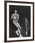 Wilt Chamberlain Playing Basketball During a Game Against Iowa State-Stan Wayman-Framed Premium Photographic Print
