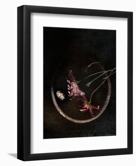 Wilted Purple Flowers in Pot-Robert Cattan-Framed Photographic Print