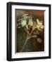 Wilted White Rose and Baby's Breath-Robert Cattan-Framed Photographic Print