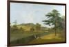 Wilton, Inigo Jones Stables, Temple Copse and Sir William Chambers' Arch-Richard Wilson-Framed Giclee Print