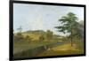 Wilton, Inigo Jones Stables, Temple Copse and Sir William Chambers' Arch-Richard Wilson-Framed Giclee Print