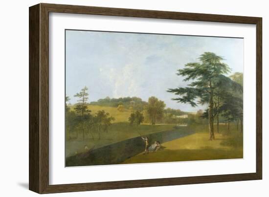 Wilton, Inigo Jones Stables, Temple Copse and Sir William Chambers' Arch-Richard Wilson-Framed Giclee Print