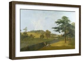 Wilton, Inigo Jones Stables, Temple Copse and Sir William Chambers' Arch-Richard Wilson-Framed Giclee Print