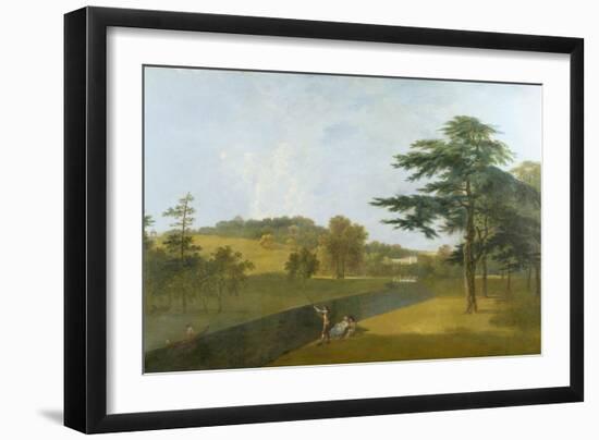 Wilton, Inigo Jones Stables, Temple Copse and Sir William Chambers' Arch-Richard Wilson-Framed Giclee Print