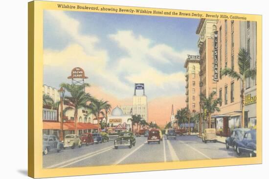 Wiltshire Boulevard, Los Angeles, California-null-Stretched Canvas