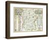 Wiltshire, engraved by Jodocus Hondius-John Speed-Framed Giclee Print