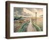 Wiltshire Landscape-Eric Ravilious-Framed Premium Giclee Print