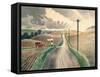 Wiltshire Landscape-Eric Ravilious-Framed Stretched Canvas