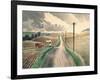 Wiltshire Landscape-Eric Ravilious-Framed Giclee Print