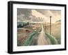 Wiltshire Landscape-Eric Ravilious-Framed Giclee Print