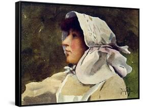 Wiltshire Sunbonnet-T C Gotch-Framed Stretched Canvas