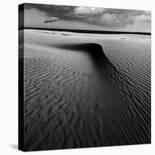 Umbrella On The Beach-Wim Schuurmans-Stretched Canvas