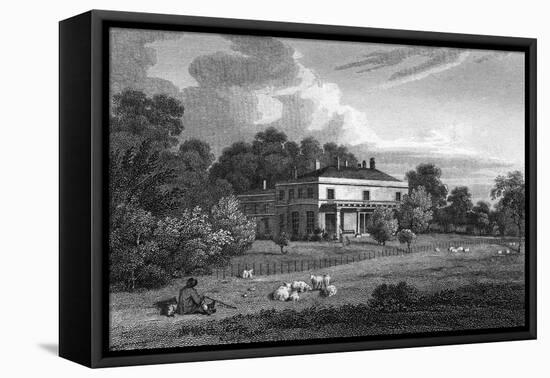 Wimbledon House-JP Neale-Framed Stretched Canvas