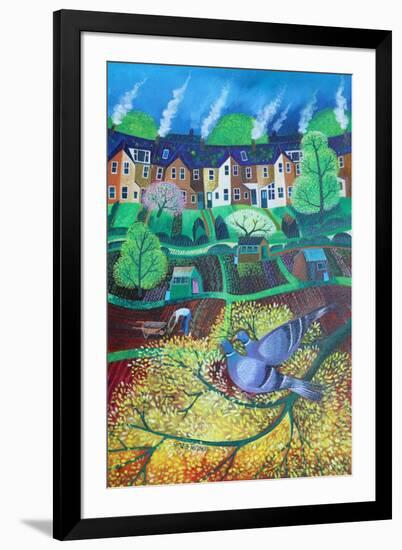 Wimbledon Park Doves, 2017-Lisa Graa Jensen-Framed Giclee Print