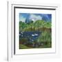 Wimbledon Park Lake, 2013-Lisa Graa Jensen-Framed Art Print