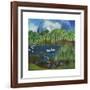 Wimbledon Park Lake, 2013-Lisa Graa Jensen-Framed Giclee Print